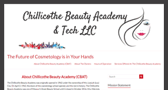 Desktop Screenshot of chillicothebeautyacademy.com